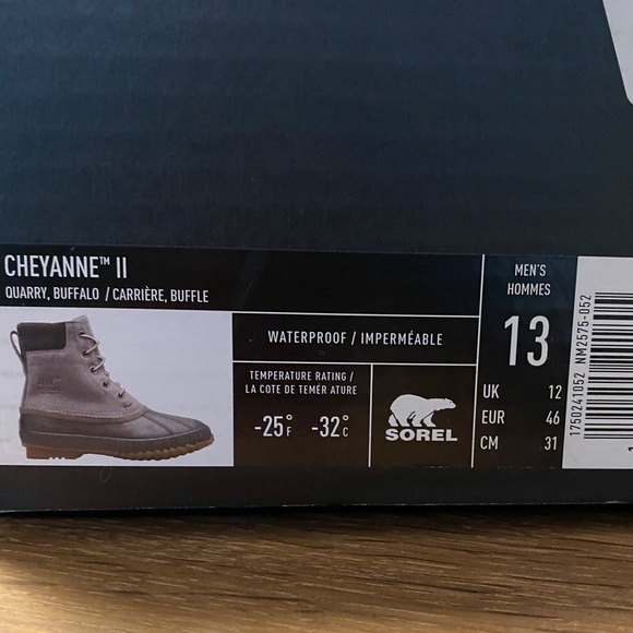 New w/box Sorel Men’s boots size 13 - Picture 7 of 12